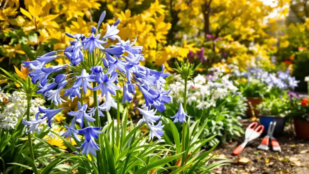 Bloeiende agapanthen zelfs in de herfst? Deze tips om de bloei te verlengen