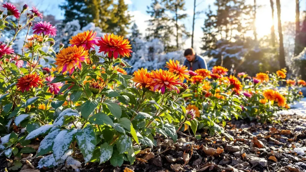 Chrysanten deze winter beschermen: praktische oplossingen om ze tegen de kou te beschermen