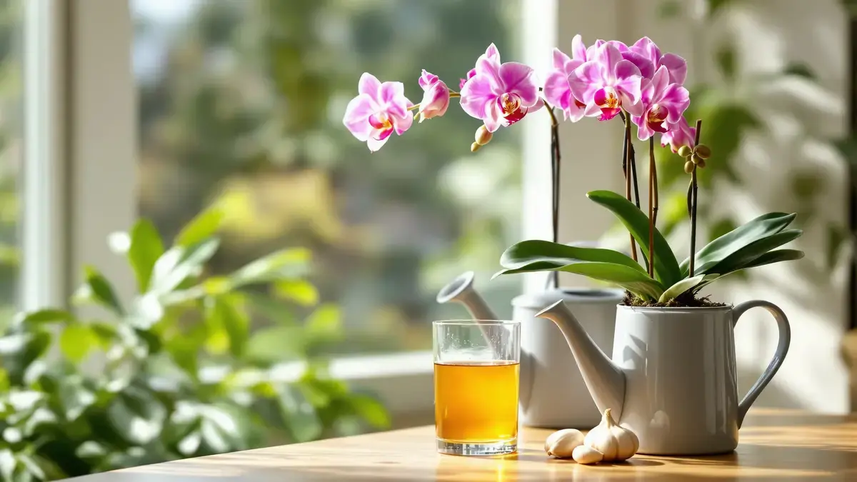 Ontdek hoe een eenvoudig kruid in het gietwater de gezondheid van je orchideeën kan transformeren