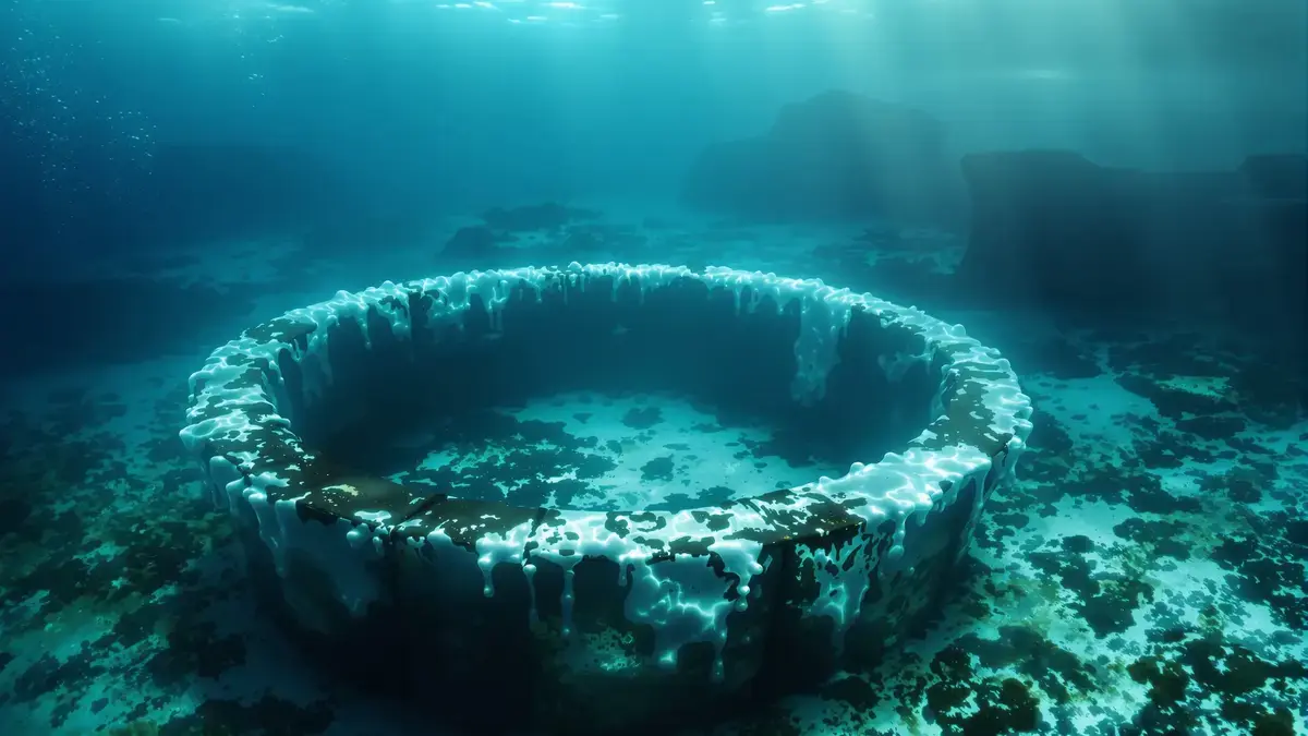 Enigmatische ringen ontdekt onder de zee onthullen een onbekende toxische dreiging