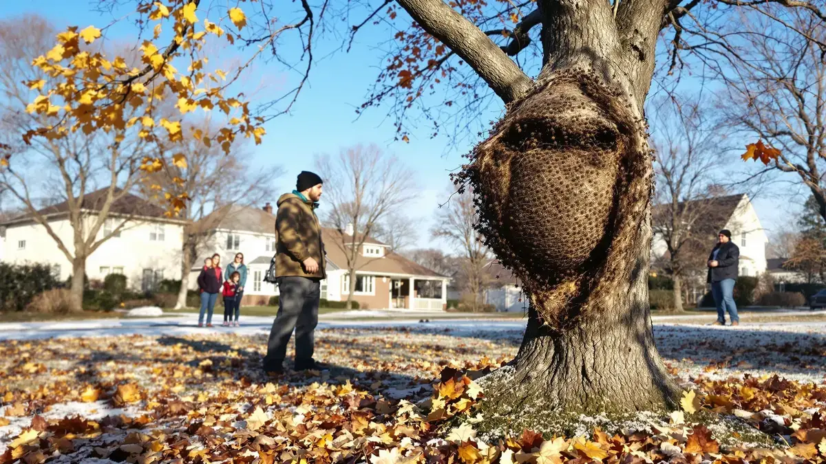 Het verwijderen van nesten van de Aziatische hoornaar vóór de winter: een zaak van levensbelang die niet verwaarloosd mag worden